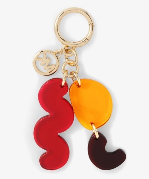 キーホルダー・アクリルキーホルダー M K MICHAEL KORS キーホルダー アブストラクト キーチェーン