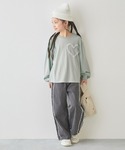 tシャツ えらべるチュールモチーフ 長袖Tシャ...の詳細画像5