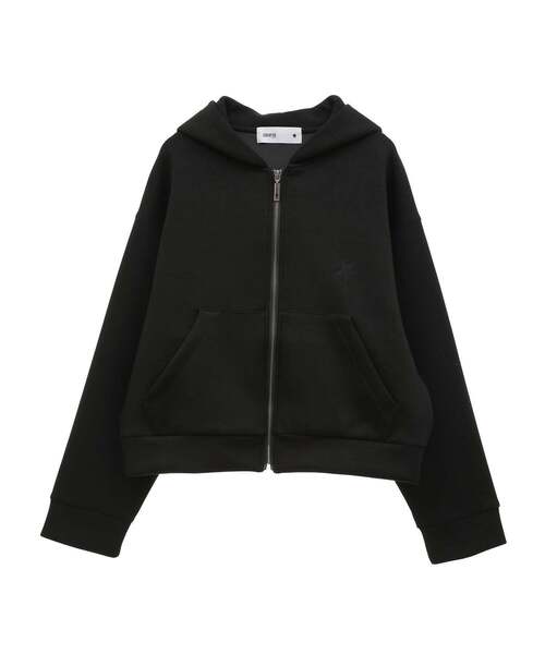 パーカー ONEPOINT STAR SHORT HOODIE レディース