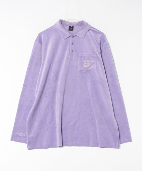 ブラウス シャツ 「8」「FLAN(FLANLABS)」Velour Shirt レディース メンズ