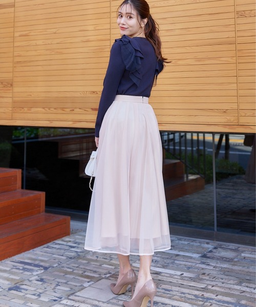 CELFORD スカート チュールシアースカート : ZOZOTOWN Yahoo!店