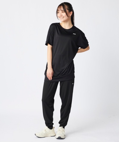 FILA ネイビー フリル付き半袖ウェア　セットアップ 楽天市場】(パケット便送料無料)FILA フィラ スクール水着 半袖