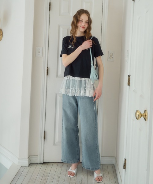 barrack room バラックルーム プリーツスカート レース Birthday room（バースデイルーム） スカート レースラップスカート