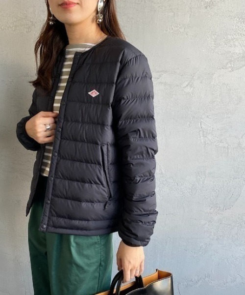 ☆新品、未使用☆DANTON ダウンジャケット　　フード付き　ブラック DANTON ブラック ダウンジャケット フード付き