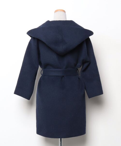 「navasana」 コート FREE ネイビー レディース_画像2