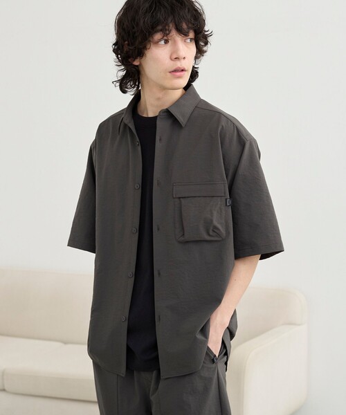 【ハンサムコーデ】Herno コットン混Tシャツ Verde militare SHINY TECH CRINKLE JACKET in Chantilly for Women | Herno®