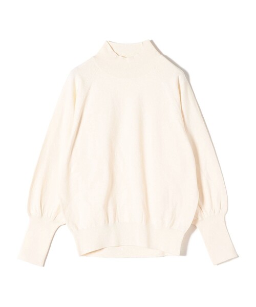SHIPS - SHIPS(シップス) 長袖セーター レディース - 白 SHIPS（シップス）の「シースルースリーブニット◇（ニット