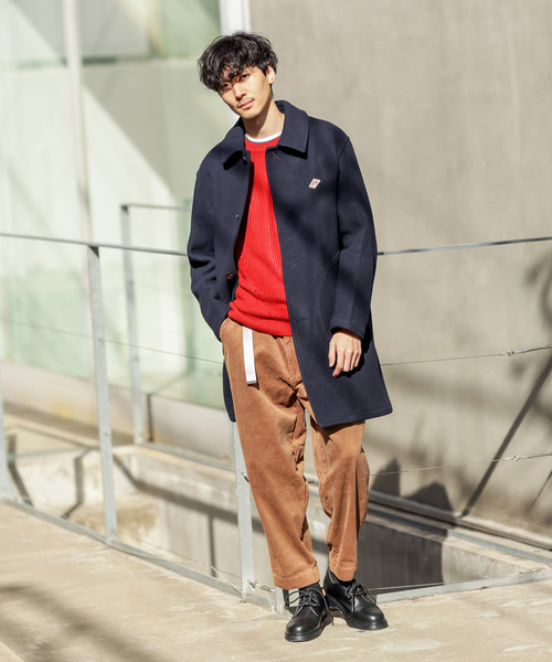 Danton（ダントン） ステンカラーコート 42 グレー メンズ : ZOZOTOWN