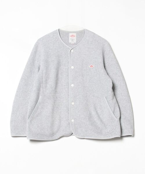 DANTON ウールノーカラージャケット グレー　38 Danton（ダントン） ノーカラージャケット 38 チャコールグレー
