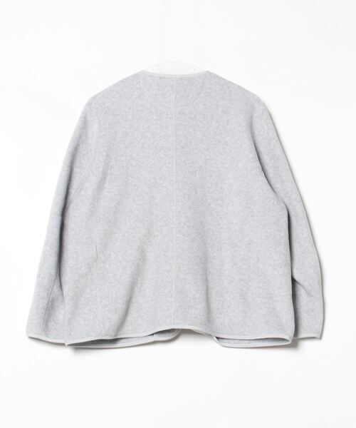 【新品】DANTON グレー ノーカラージャケット Danton（ダントン） ノーカラージャケット 42 ダークグレー レディース