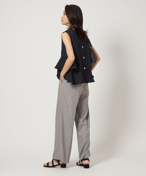 カーディガン サイドフレア 2WAY ジレ プルオーバー レディース green label relaxing カーディガン サイドフレア 2WAY ジレ