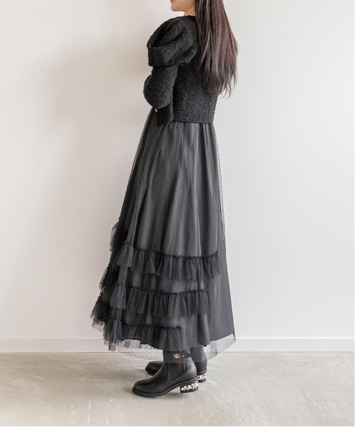 「RANDA」 ショートブーツ M アイボリー レディース_画像9