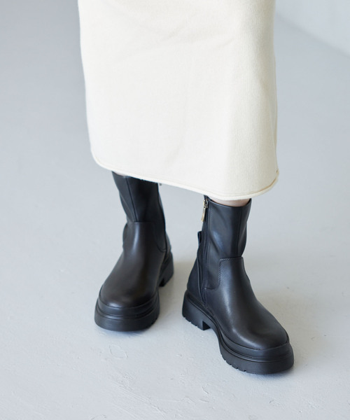 SLOBE IENA（スローブイエナ） ショートブーツ 24.5cm ブラック