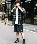 ワイドパンツ ハーフパンツ パンツ 短パン U...の詳細画像4