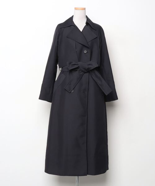 VERMEIL par iéna ネイビー ロングコート VERMEIL par iena（ヴェルメイユパーイエナ） トレンチコート 38