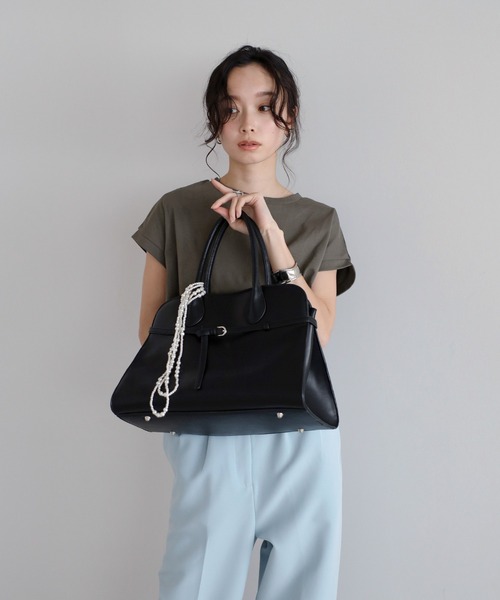 soins ハンドバッグ 「牛革」ベルト付きハンドバッグ : ZOZOTOWN Yahoo 