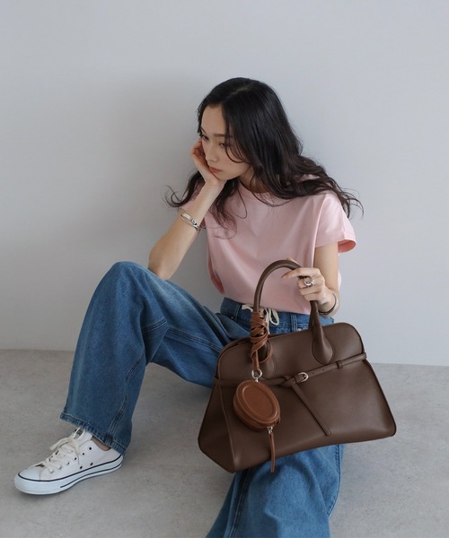 soins ハンドバッグ 「牛革」ベルト付きハンドバッグ : ZOZOTOWN Yahoo 