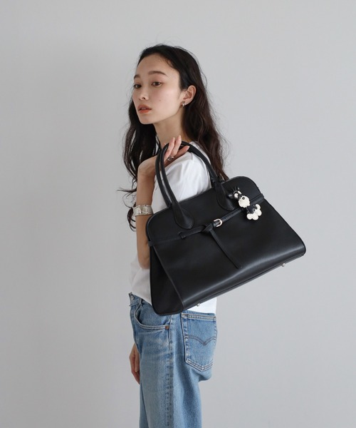 soins ハンドバッグ 「牛革」ベルト付きハンドバッグ : ZOZOTOWN Yahoo