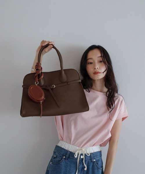 soins ハンドバッグ 「牛革」ベルト付きハンドバッグ : ZOZOTOWN Yahoo 