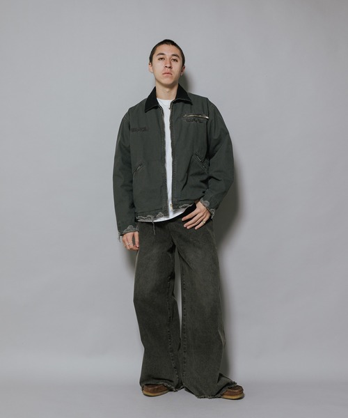 【WOKE EDGE】 Workers Jacket ミリタリージャケット WOKE EDGE（ウォークエッジ） ブルゾン アウター Workers Jacket