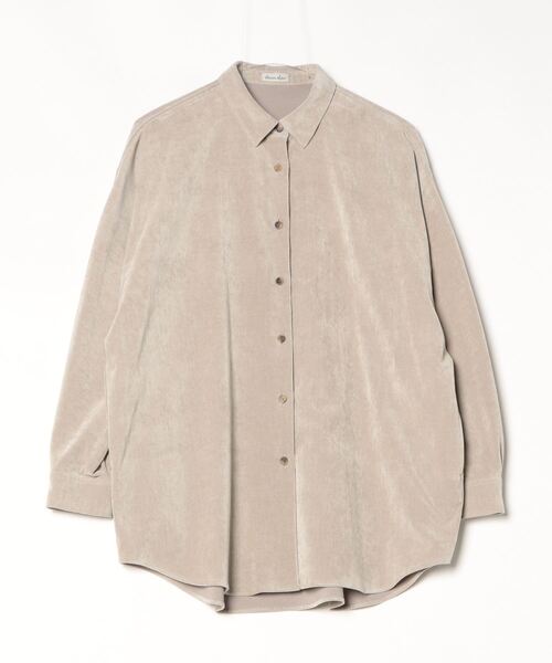 「Steven Alan」 ドルマンスリーブシャツ S ライトグレー レディース