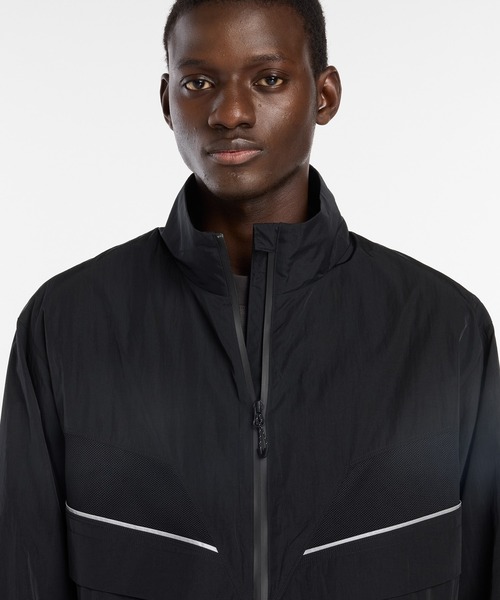 New Balance ナイロンジャケット NB Grey フルジップジャケット メンズ