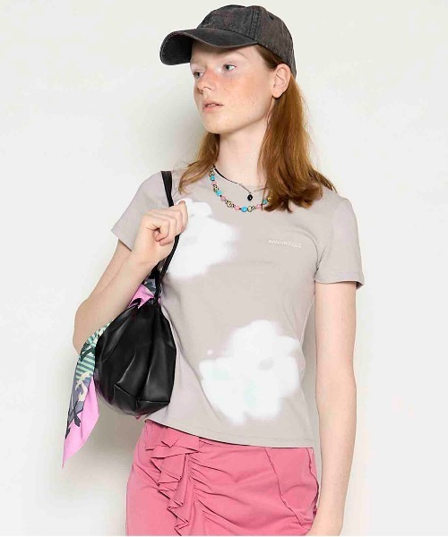 PISCESS×MAISON SPECIAL コラボTシャツ PISCESS×MAISON SPECIAL】Faded Flower T-shir