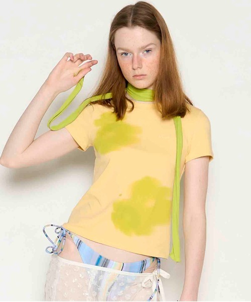 Flower Motif T-shirt MAISON SPECIAL 新品☆ MAISON SPECIAL（メゾンスペシャル）の「Flower Motif T-shirt