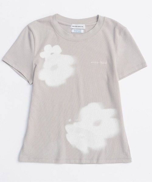 MAISON SPECIAL tシャツ 「PISCESS×MAISON SPECIAL」Faded