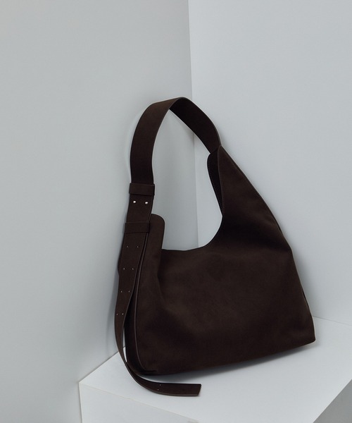 ショルダーバッグ バッグ 「W S（ドゥーブル）」Ultrasuede(R)ホーボーバッグ レディースの画像