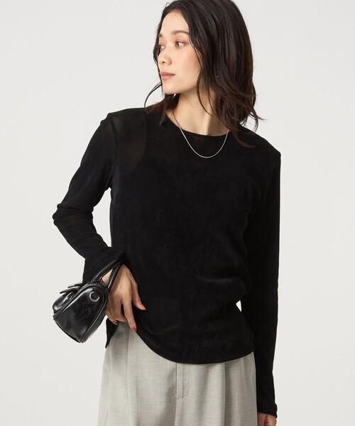 tシャツ 「結論シリーズ」極みシアーフロッキーT レディース | green label relaxing | 02