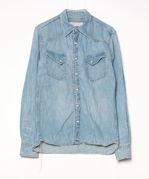 アパルトモン　REMI RELIEF CHAMBRAY シャツ　ブルー 入荷情報｜別注 REMI RELIE シャンブレーシャツ｜L'Appartement