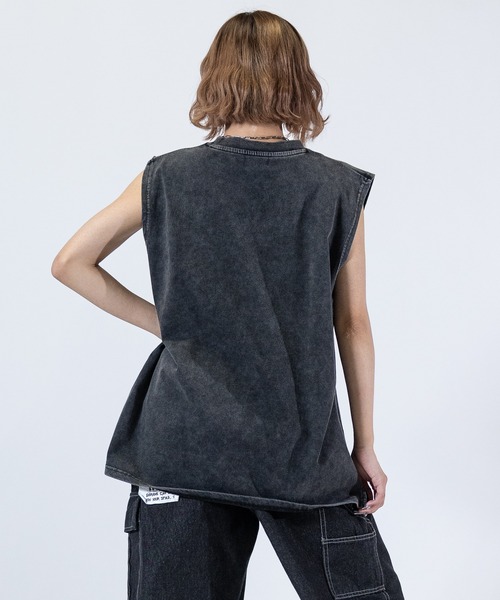 「Red Cap Girl」 ノースリーブトップス LARGE ベージュ系その他4 メンズ