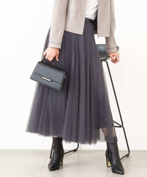 MK MICHEL KLEIN（エムケー ミッシェルクラン） スカート ボリューム