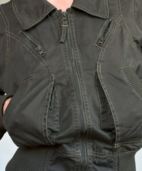 gossip!ロサンゼルス ミリタリージャケット モッズコート 「Y2K