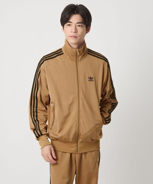 adidas ブラウン トラックジャケット ジャージ ブランド古着】ジャージ トラックジャケット（ジャージ