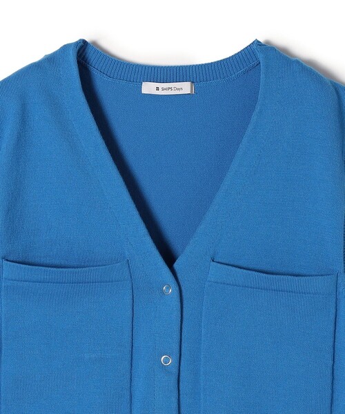 「SHIPS Days」 ニットワンピース ONE SIZE ブルー レディース_画像4