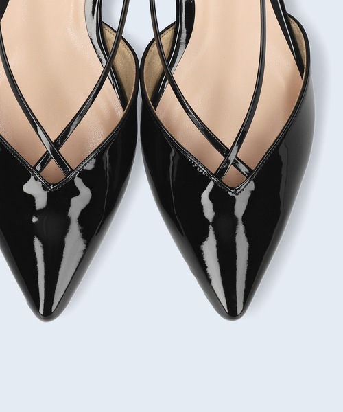 「MAMIAN」 フラットサンダル M ブラック レディース_画像4