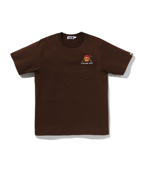 A BATHING APE（アベイシングエイプ） tシャツ PIRATE MILO POCKET TEE