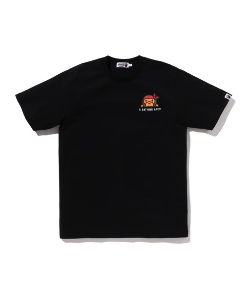 A BATHING APE（アベイシングエイプ） tシャツ PIRATE MILO POCKET TEE