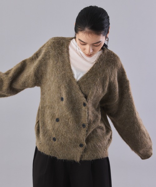 Muscat カーディガン ダブルボタンカーディガン レディース : ZOZOTOWN