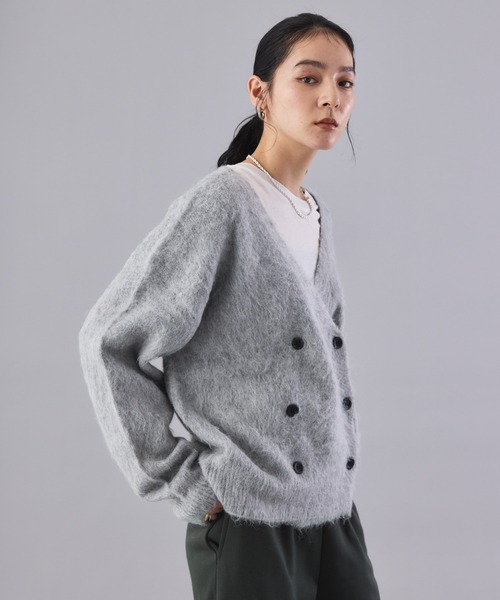 Muscat カーディガン ダブルボタンカーディガン レディース : ZOZOTOWN