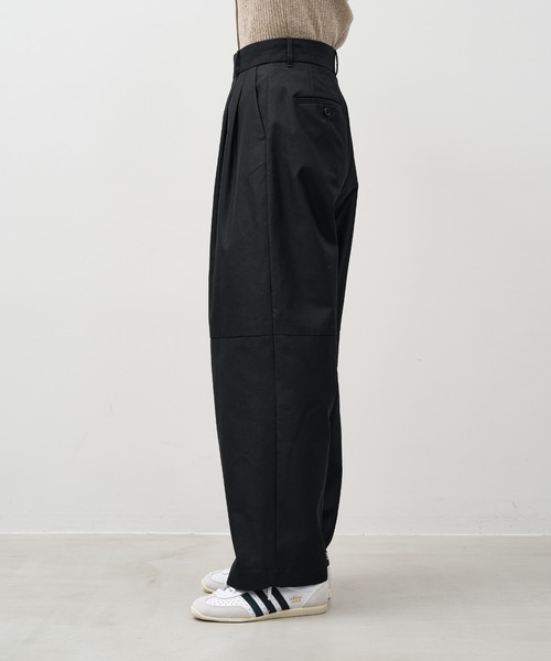 MICA&DEALパンツ　ブラック、ベージュ MICA&DEAL パンツ マーベルトコクーンパンツ「2サイズ展開