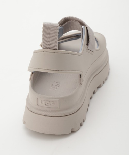 「UGG」 フラットサンダル 22cm ライトグレー レディースの画像