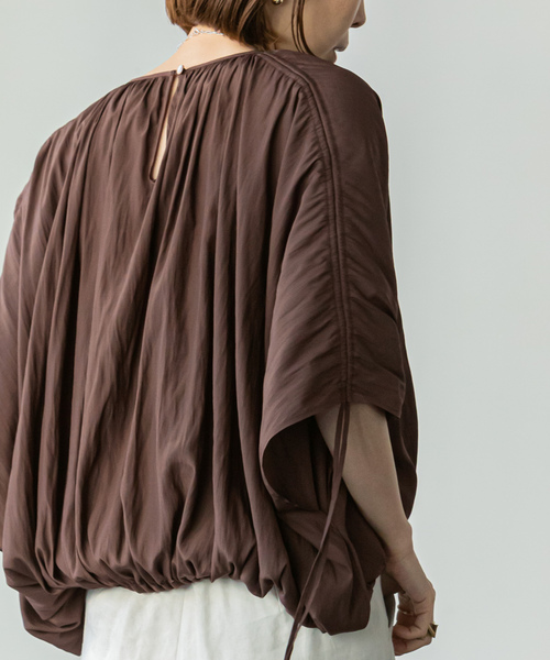 「NOBLE」 半袖ブラウス FREE ホワイト レディース_画像3