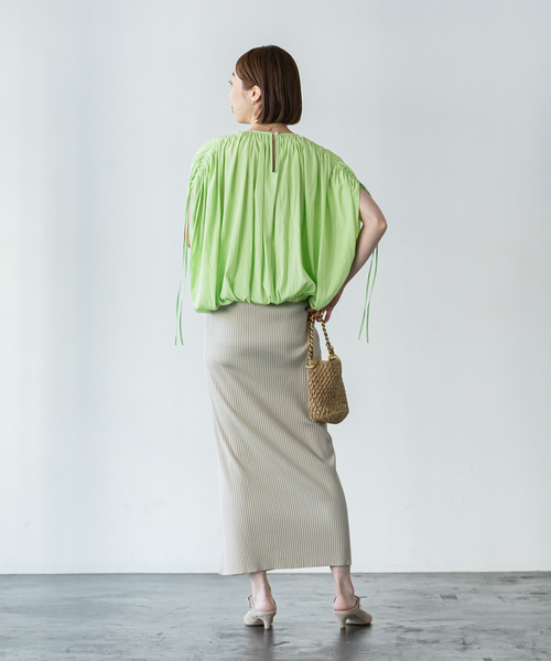 「NOBLE」 半袖ブラウス FREE ホワイト レディース_画像7