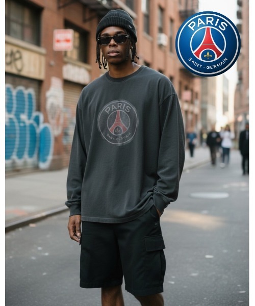 tシャツ Paris Saint-Germain ピグメントロングスリーブTシャツ