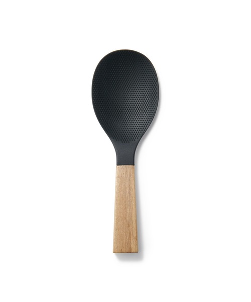 無印良品（MUJI） キッチン 木柄 シリコーン 立てられるしゃもじ 約長 