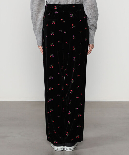 TICCA（ティッカ） パンツ | 「別注」 フラワーエンブロイダリー