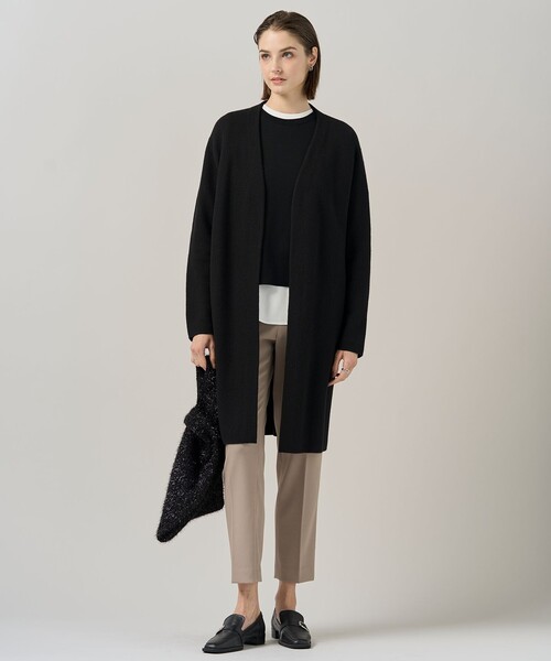 ICB（アイシービー） ニット セーター シルキーウールダブルフェイス